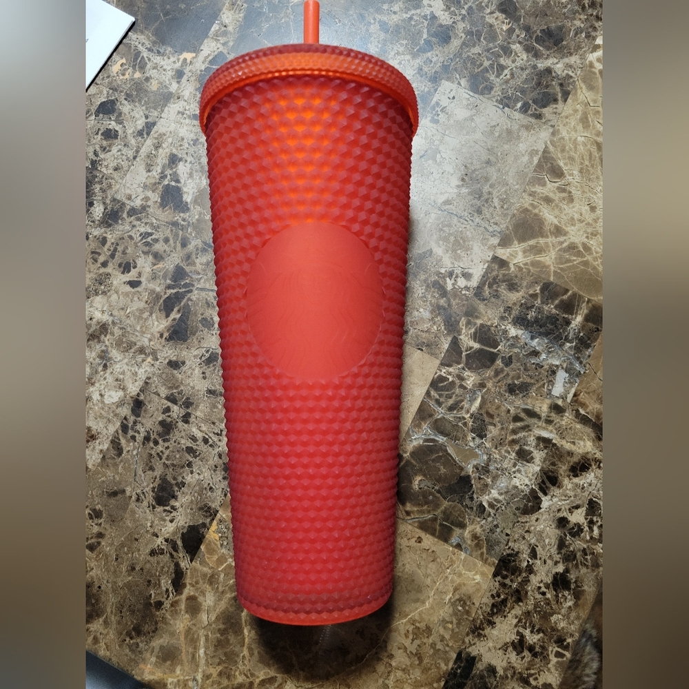Red Studded Starbucks Tumbler